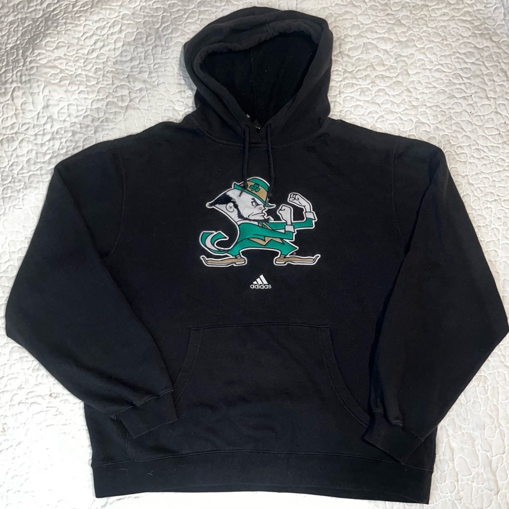 Adidas Black Notre Dame Hoodie